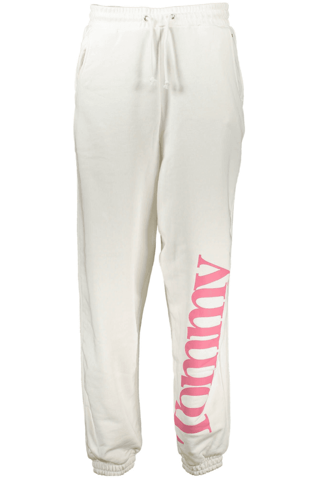 4460TOMMY HILFIGER PANTALONE DONNA BIANCO