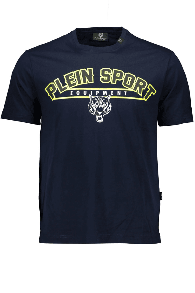 1207PLEIN SPORT T-SHIRT MANICHE CORTE UOMO BLU