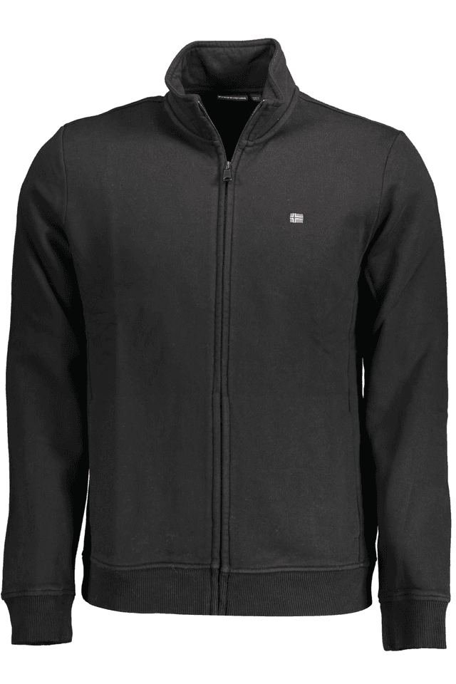 2110NAPAPIJRI FELPA CON ZIP UOMO NERO