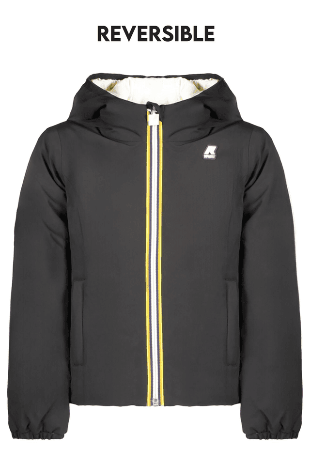 9089K-WAY GIUBBOTTO BAMBINA NERO