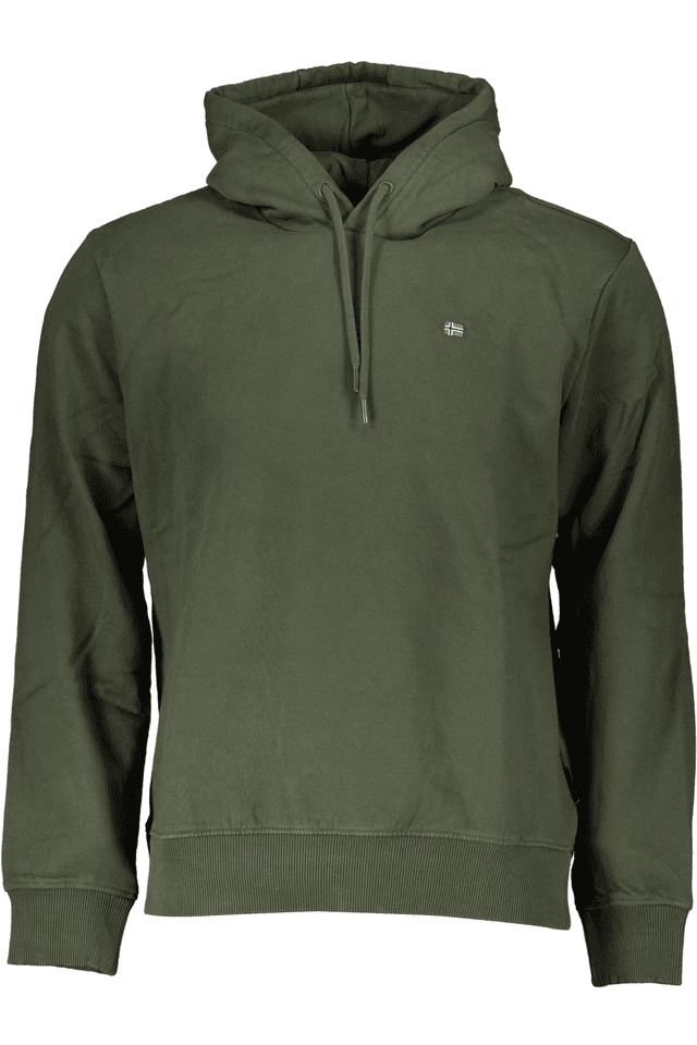 5725NAPAPIJRI FELPA SENZA ZIP UOMO VERDE