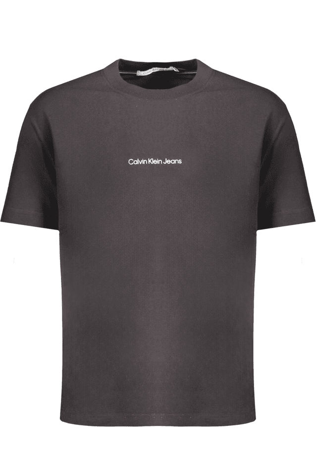9752CALVIN KLEIN T-SHIRT MANICHE CORTE UOMO NERO
