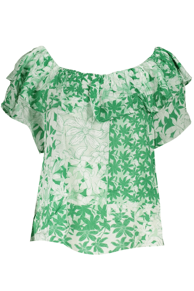 7550DESIGUAL T-SHIRT MANICHE CORTE DONNA VERDE