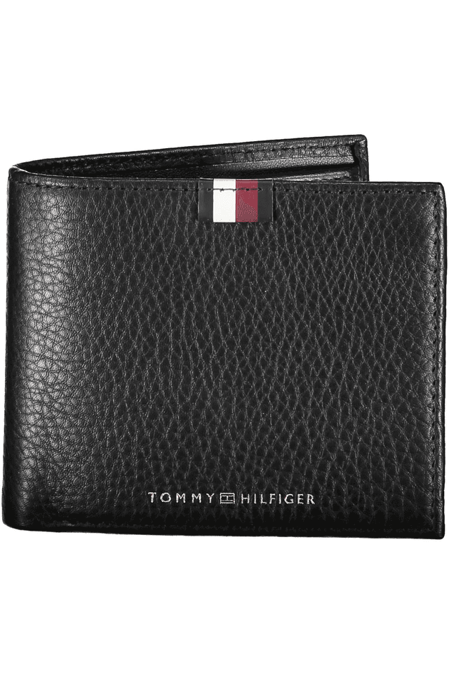 4483TOMMY HILFIGER PORTAFOGLIO UOMO NERO