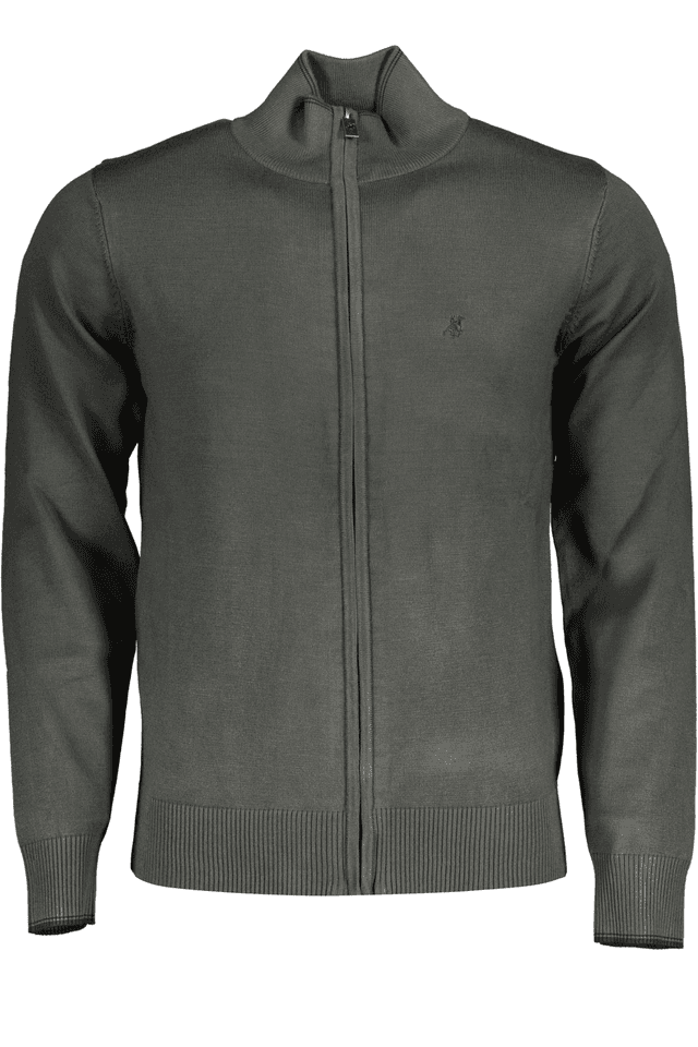 6097U.S. GRAND POLO CARDIGAN UOMO VERDE