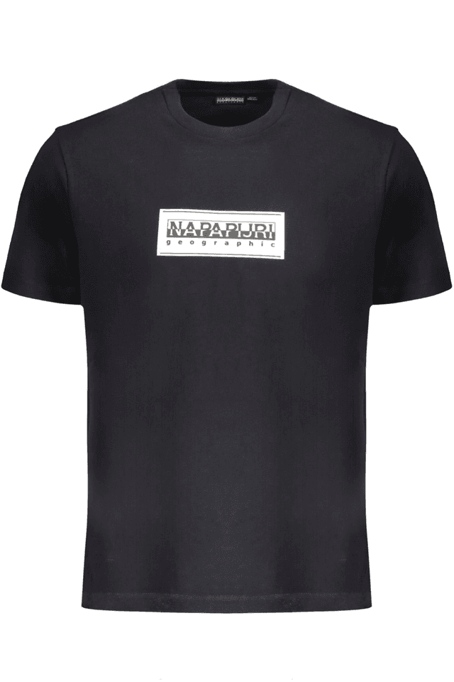 9958NAPAPIJRI T-SHIRT MANICHE CORTE UOMO NERO