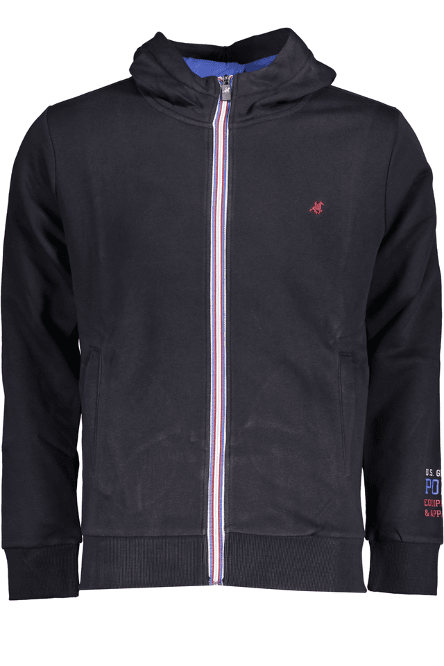 6074U.S. GRAND POLO FELPA CON ZIP UOMO BLU