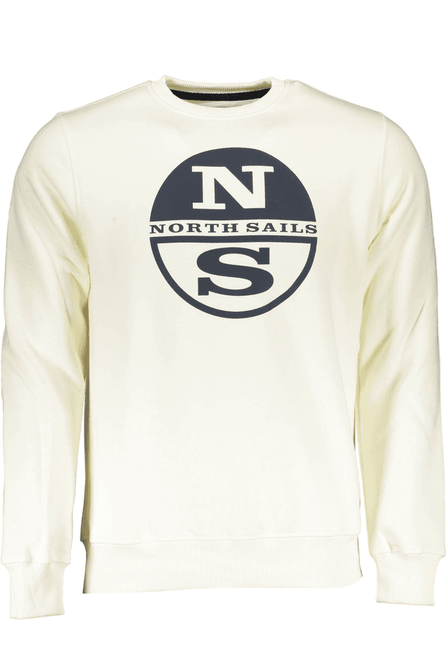 2467NORTH SAILS FELPA SENZA ZIP UOMO BIANCO