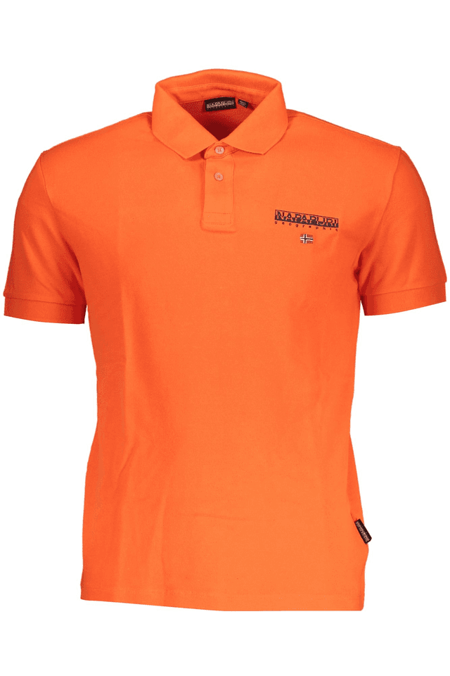 7787NAPAPIJRI POLO MANICHE CORTE UOMO ROSSO