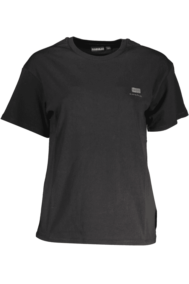 3456NAPAPIJRI T-SHIRT MANICHE CORTE DONNA NERO