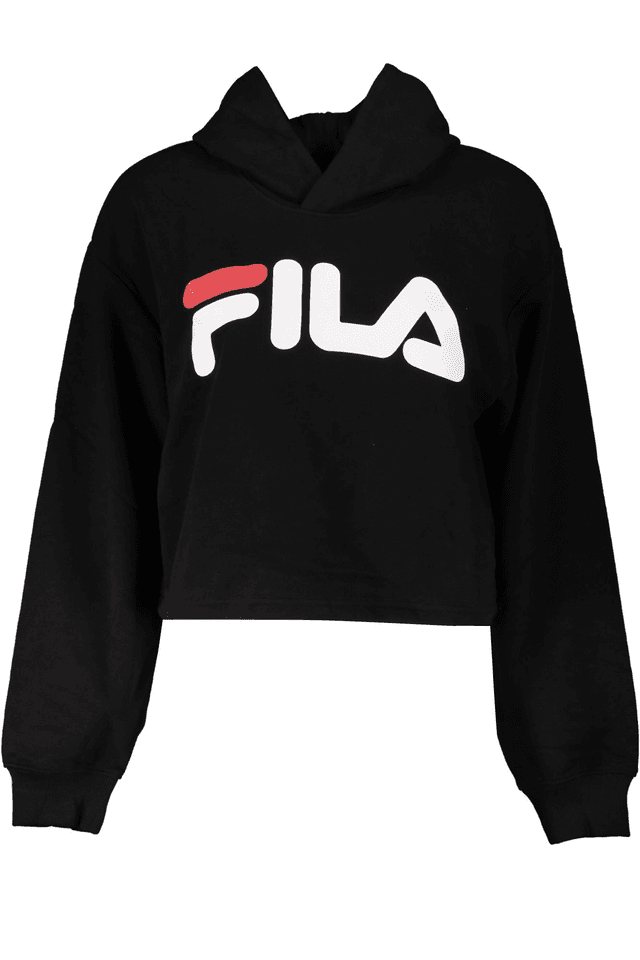7489FILA FELPA SENZA ZIP DONNA NERO