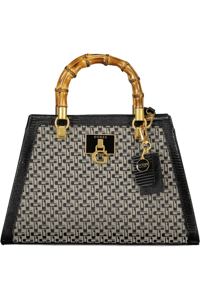6407GUESS JEANS BORSA DONNA NERO