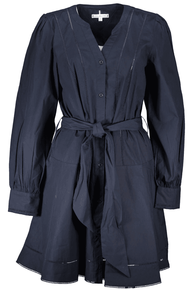 3097TOMMY HILFIGER ABITO CORTO DONNA BLU
