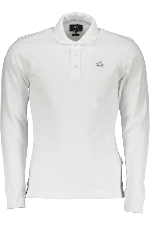 1952LA MARTINA POLO MANICHE LUNGHE UOMO BIANCO