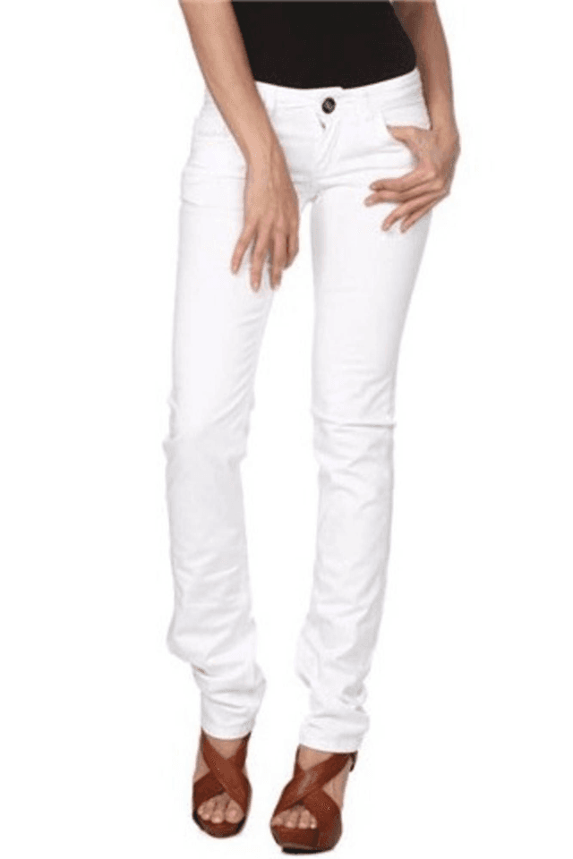 960PHARD PANTALONE DONNA BIANCO