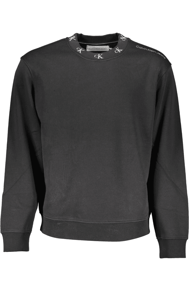 2560CALVIN KLEIN FELPA SENZA ZIP UOMO NERO