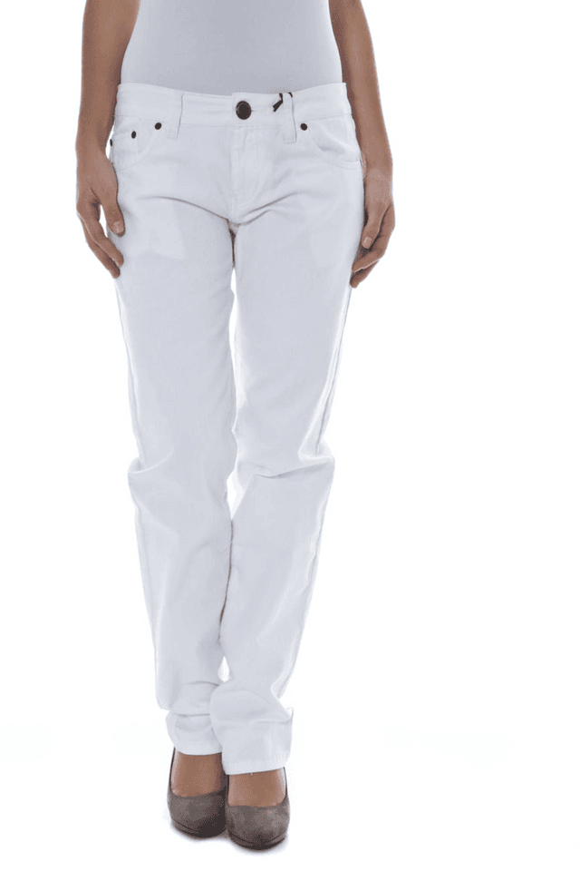 10PHARD PANTALONE DONNA BIANCO