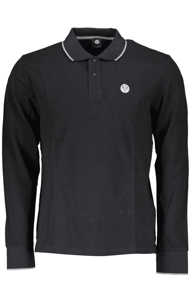 5018NORTH SAILS POLO MANICHE LUNGHE UOMO NERO