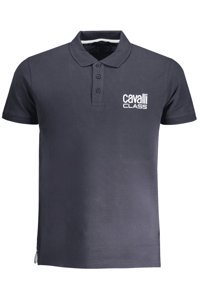 8983CAVALLI CLASS POLO MANICHE CORTE UOMO BLU