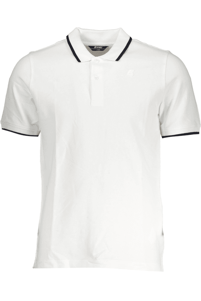 7896K-WAY POLO MANICHE CORTE UOMO BIANCO