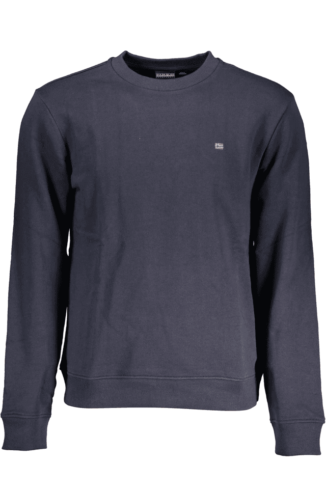 3424NAPAPIJRI FELPA SENZA ZIP UOMO BLU