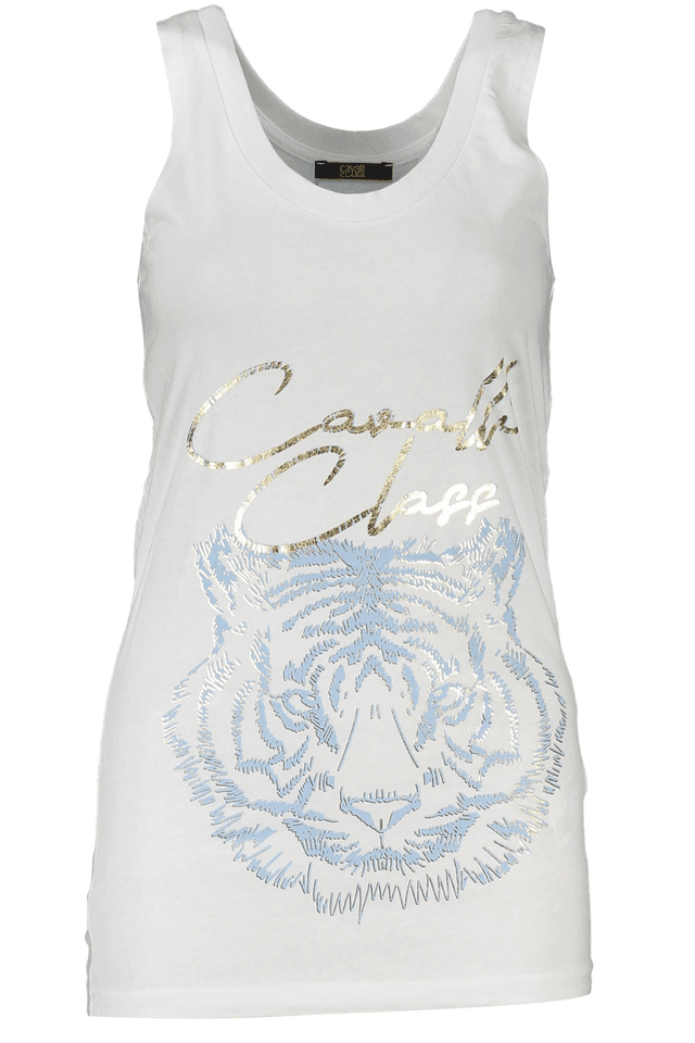 4112CAVALLI CLASS CANOTTA DONNA BIANCO