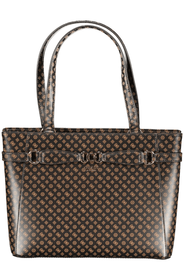 9393GUESS JEANS BORSA DONNA MARRONE