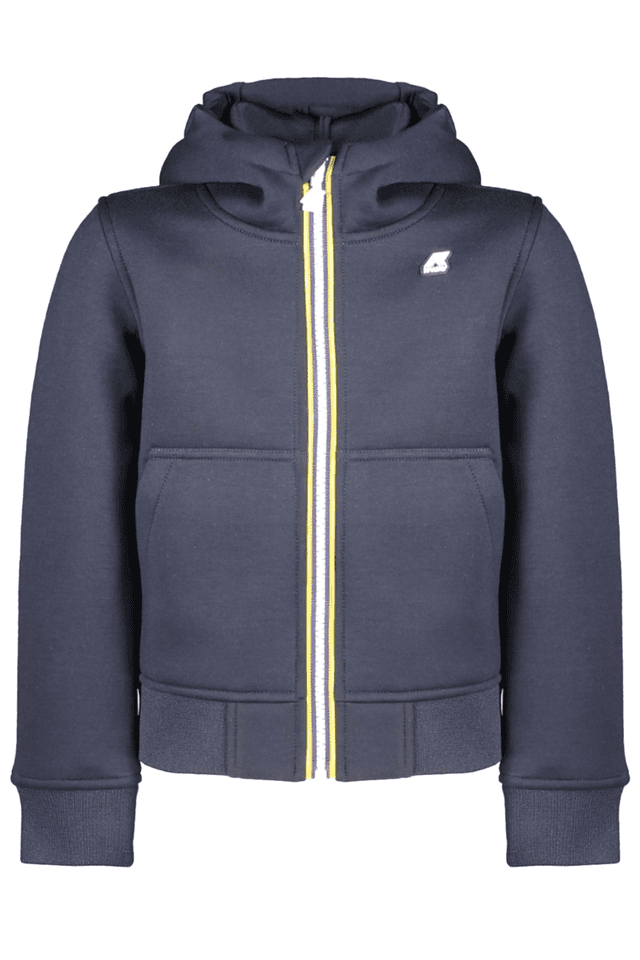 9100K-WAY GIACCA SPORTIVA BAMBINO BLU