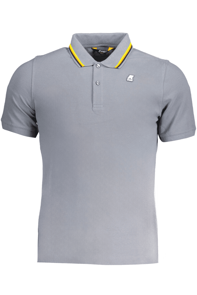 9739K-WAY POLO MANICHE CORTE UOMO GRIGIO