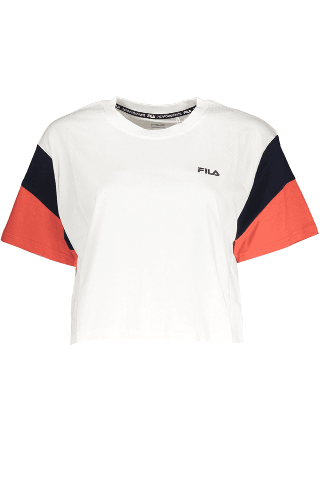 7924FILA T-SHIRT MANICHE CORTE DONNA BIANCO
