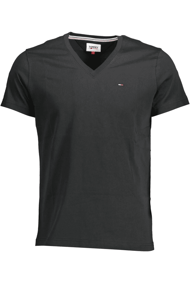 5651TOMMY HILFIGER T-SHIRT MANICHE CORTE UOMO NERO
