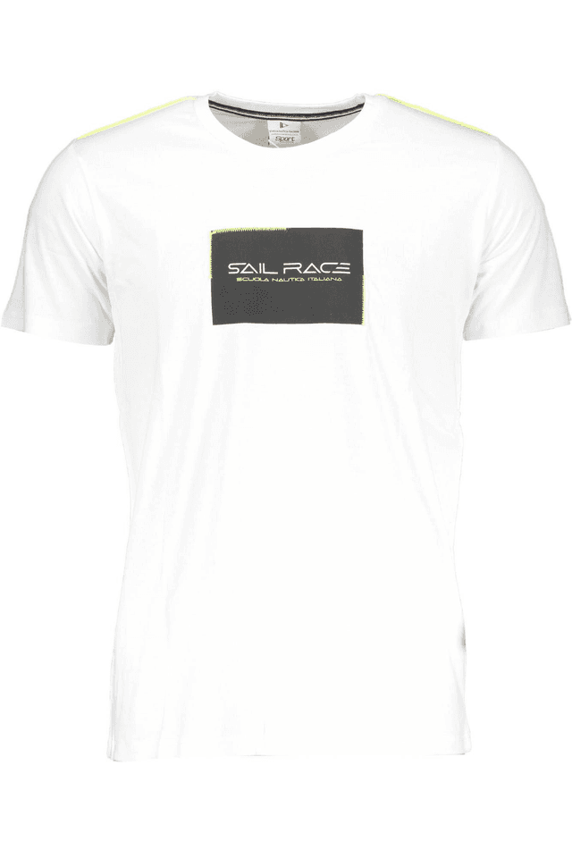 4695SCUOLA NAUTICA T-SHIRT MANICHE CORTE UOMO BIANCO
