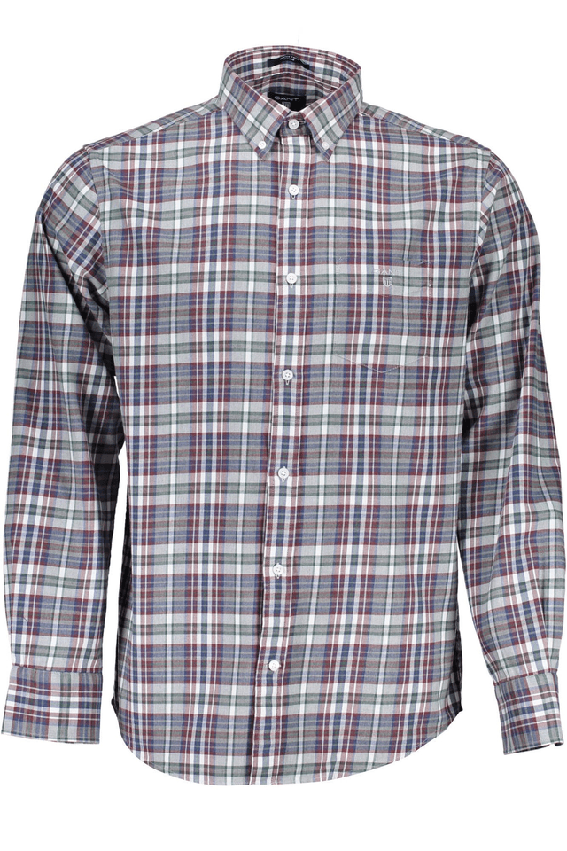 46GANT CAMICIA MANICHE LUNGHE UOMO BLU