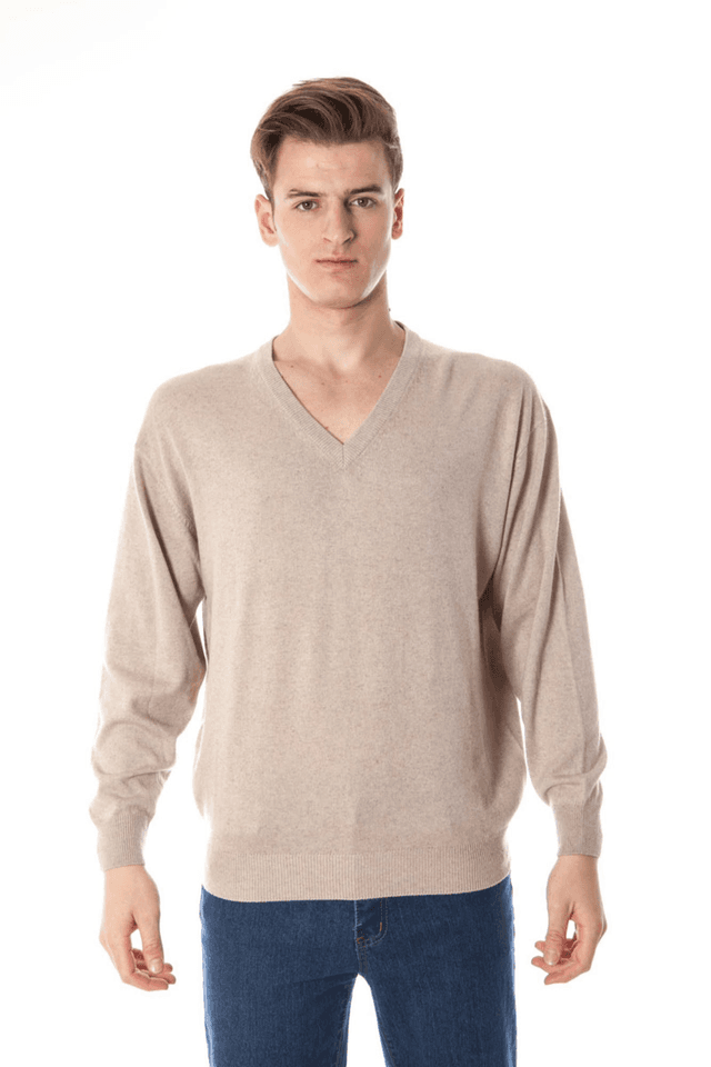 590YUKO MAGLIONE UOMO BEIGE