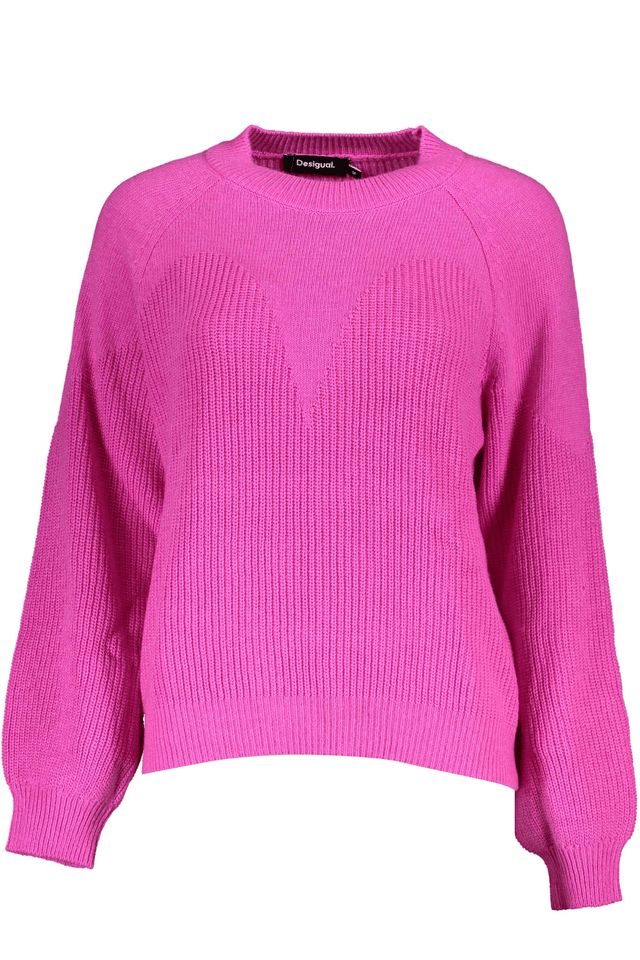5535DESIGUAL MAGLIONE DONNA ROSA