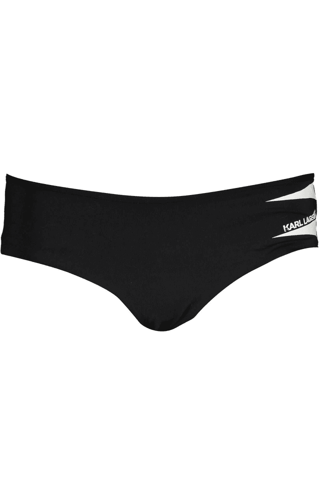 2951KARL LAGERFELD BEACHWEAR COSTUME PARTE SOTTO DONNA NERO