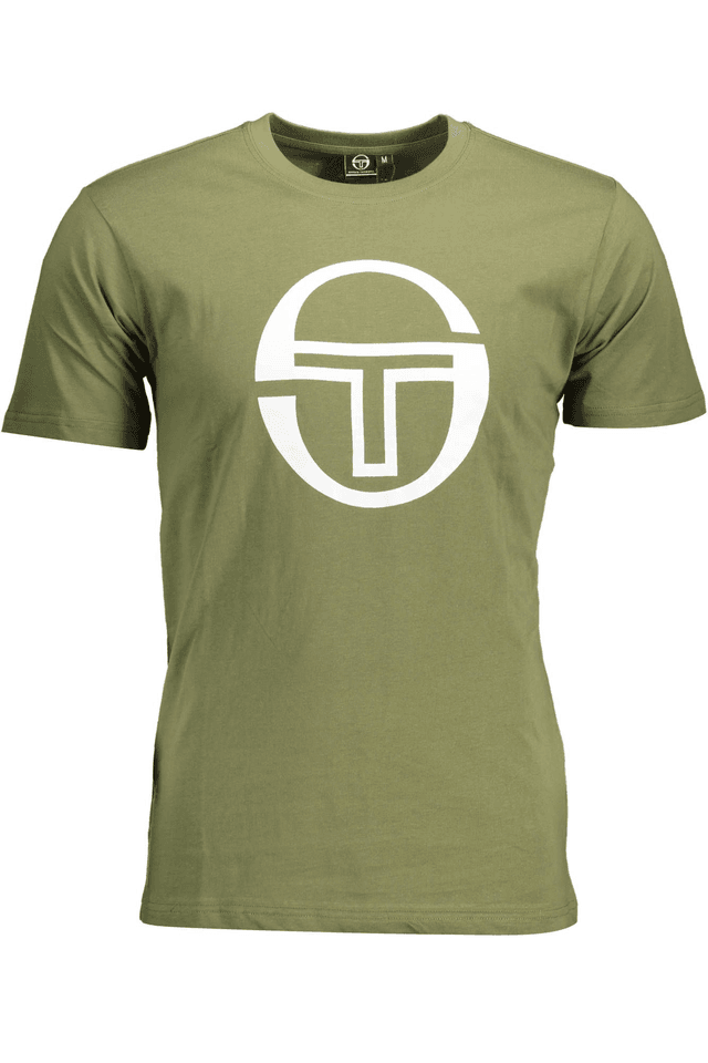 1586SERGIO TACCHINI T-SHIRT MANICHE CORTE UOMO VERDE