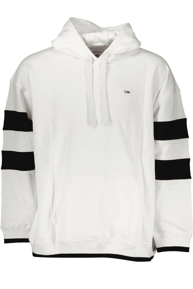 6964TOMMY HILFIGER FELPA SENZA ZIP UOMO BIANCO