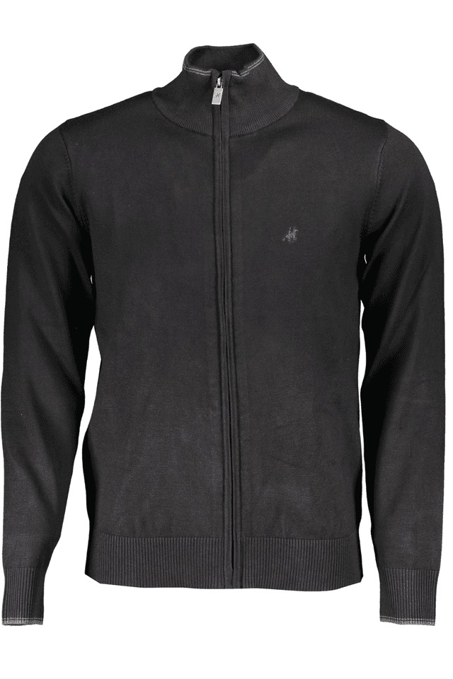 4874U.S. GRAND POLO CARDIGAN UOMO NERO