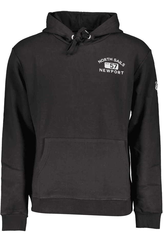 2417NORTH SAILS FELPA SENZA ZIP UOMO NERO
