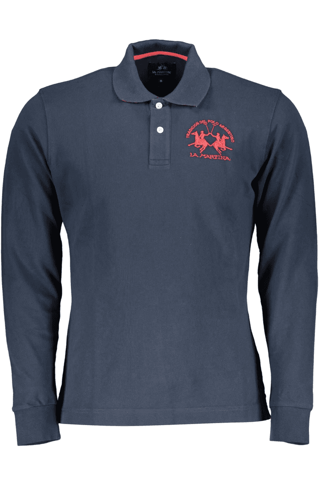 1947LA MARTINA POLO MANICHE LUNGHE UOMO BLU