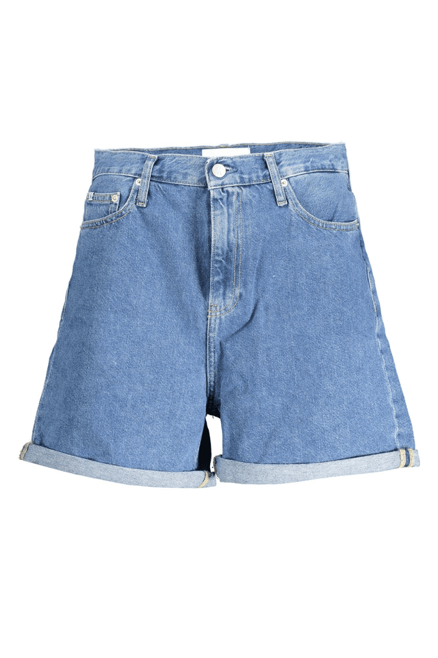 8865CALVIN KLEIN JEANS SHORT DONNA AZZURRO