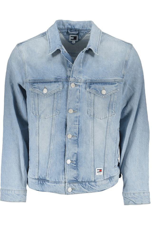 8318TOMMY HILFIGER GIACCA SPORTIVA UOMO AZZURRO