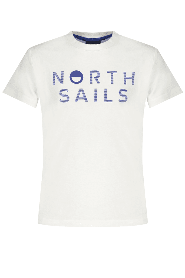 8607NORTH SAILS T-SHIRT MANICHE CORTE BAMBINO BIANCO