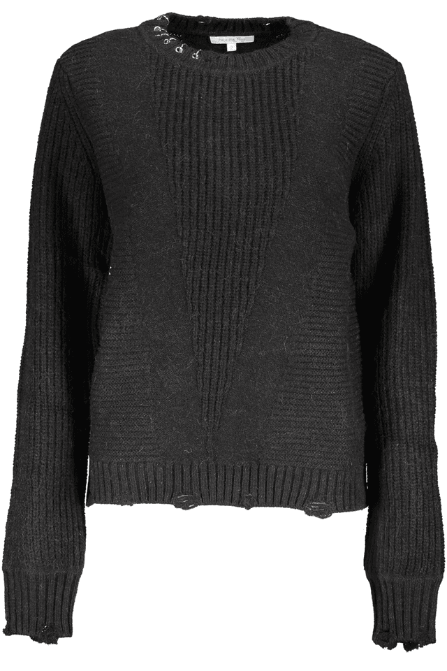 6655PATRIZIA PEPE MAGLIONE DONNA NERO