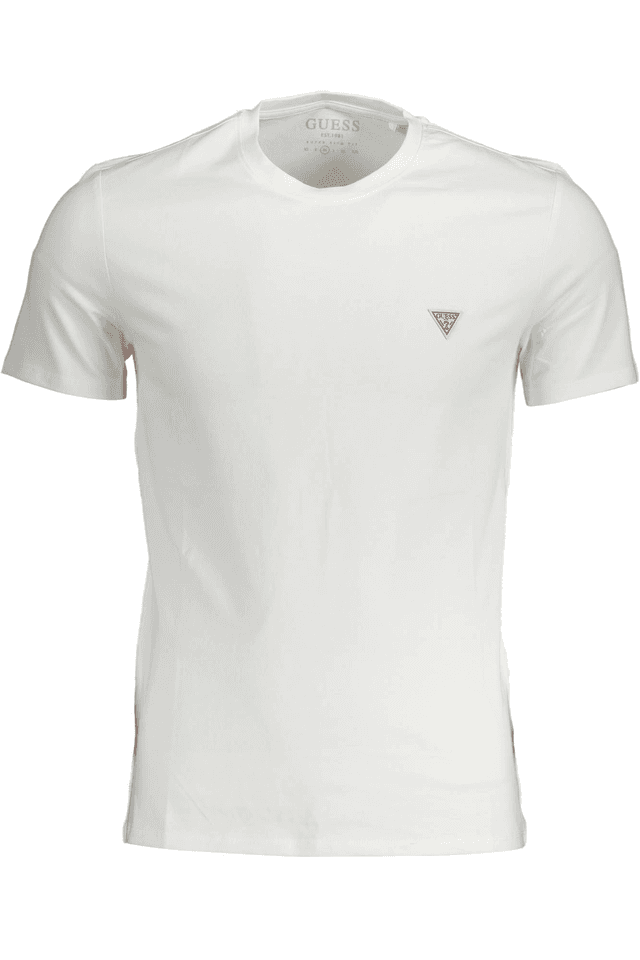 506GUESS JEANS T-SHIRT MANICHE CORTE UOMO BIANCO