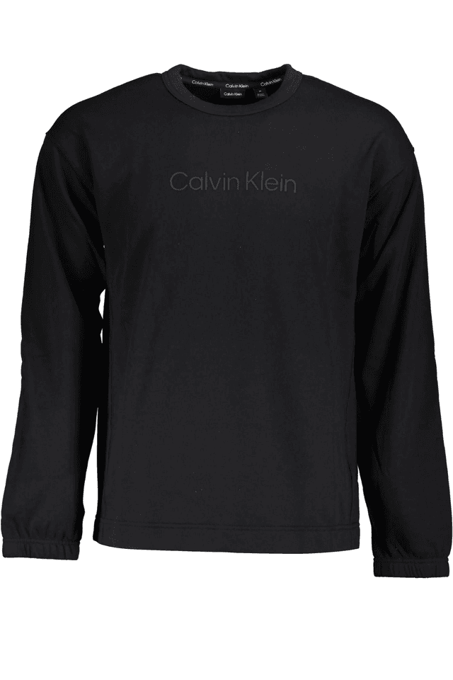 3196CALVIN KLEIN FELPA SENZA ZIP UOMO NERO