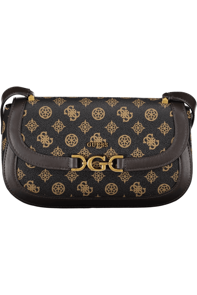 6853GUESS JEANS BORSA DONNA MARRONE