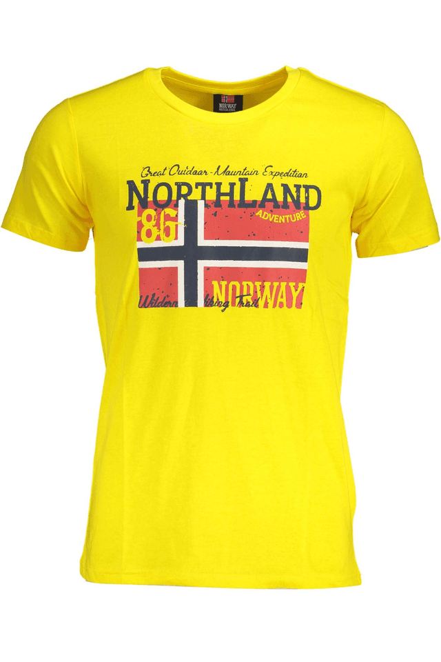 3951NORWAY 1963 T-SHIRT MANICHE CORTE UOMO GIALLO
