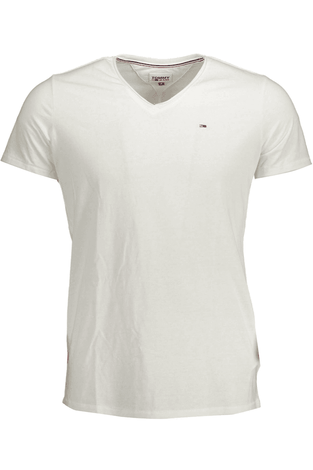 1908TOMMY HILFIGER T-SHIRT MANICHE CORTE UOMO BIANCO